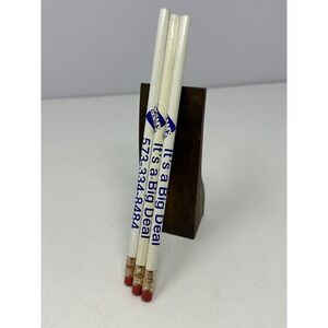 Lot of 3 Unused Vintage Sam's Club Advertising Wood Pencils Z0